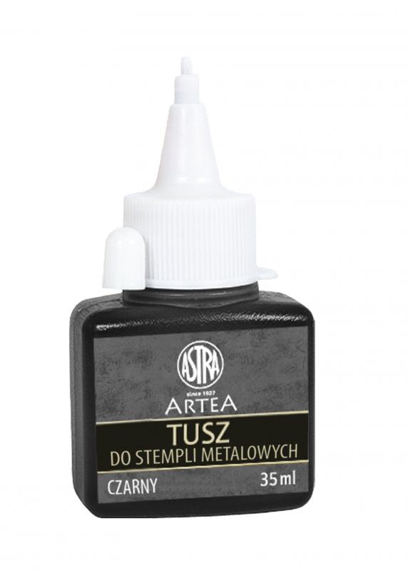 TUSZ DO STEMPLI METALOWYCH CZARNY ASTRA