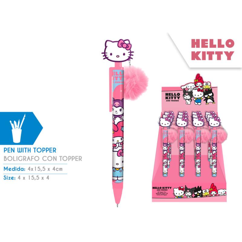 DŁUGOPIS Z TOPEREM HELLO KITTY