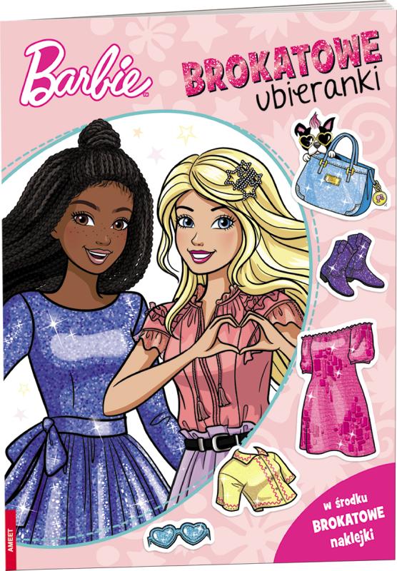 KSIĄŻECZKA MATTEL BARBIE. BROKATOWE UBIERANKI