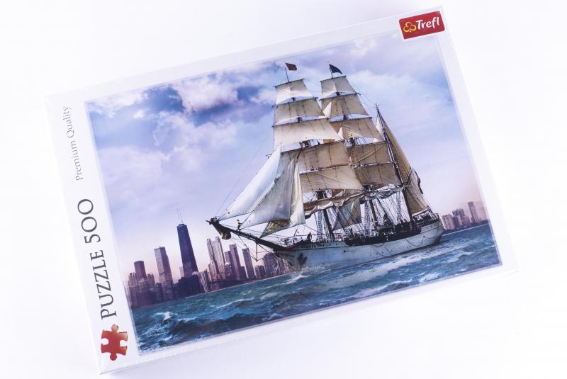 PUZZLE 500 TREFL ŻAGLOWIEC