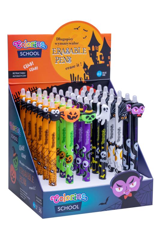 DŁUGOPIS PATIO WYMAZYWALNY AUTOMATYCZNY HALLOWEEN A/36 COLORINO