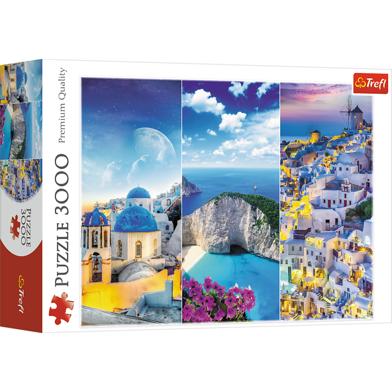 PUZZLE 3000 TREFL GRECKIE WAKACJE