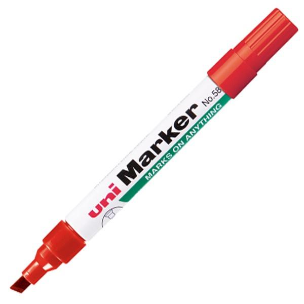 MARKER UNI 580 CZERWONY