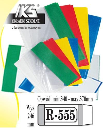 OKŁADKA R555 NA KSIĄŻKĘ REGULOWANA WYS.24,6 A/50