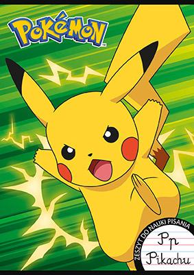 ZESZYT A4/32 = DWUKOLOROWA POKEMON DO NAUKI PISANIA