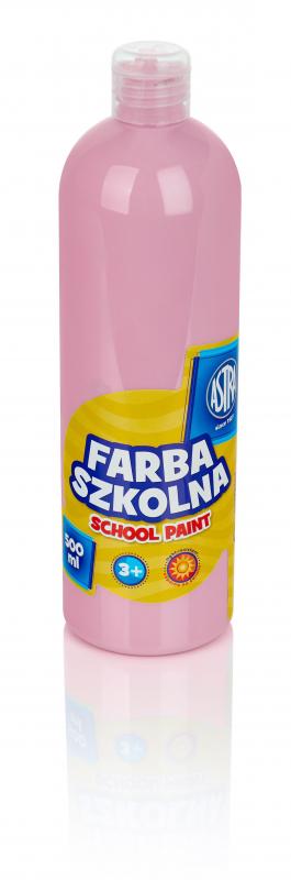 FARBA SZKOLNA ASTRA 500ML JASNORÓŻOWA