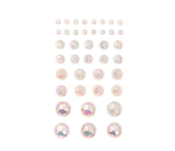 KRYSZTAŁKI SAMOPRZYLEPNE 40SZT OPALESCENT CREAM