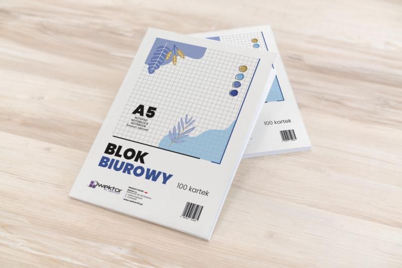 BLOK BIUROWY A5/100 # WEKTOR