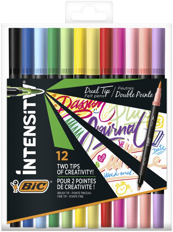 PISAKI 12 BIC DWUSTRONNE PASTEL