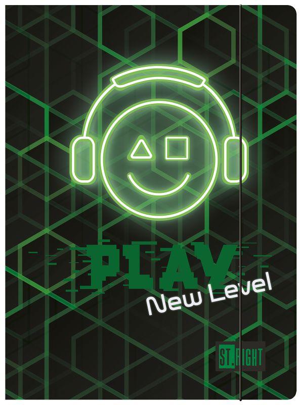 TECZKA Z GUMKĄ A4 PLAY NEW LEVEL ST.RIGHT 300G