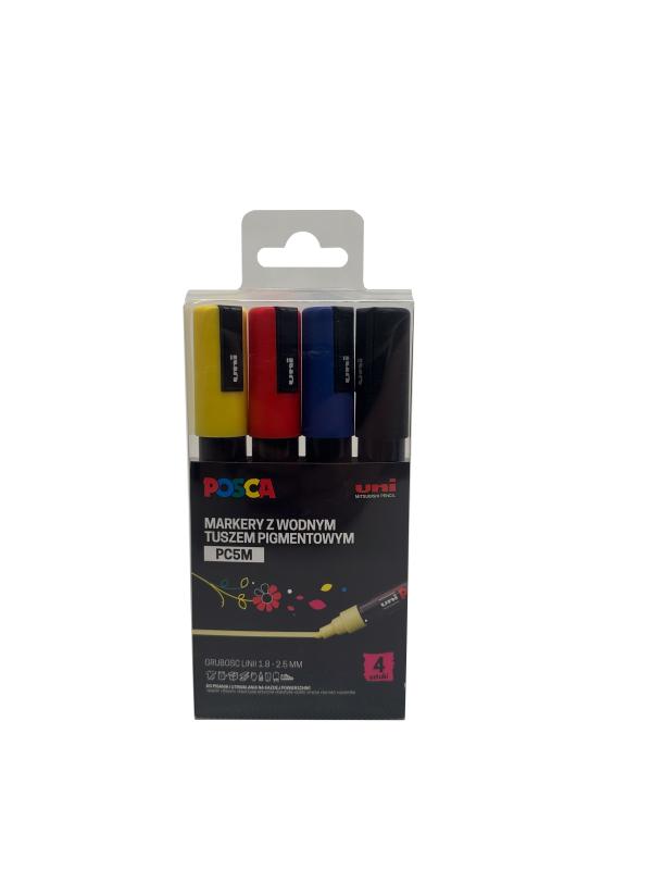 ZESTAW UNI MARKER POSCA PC-5M A4 MIX