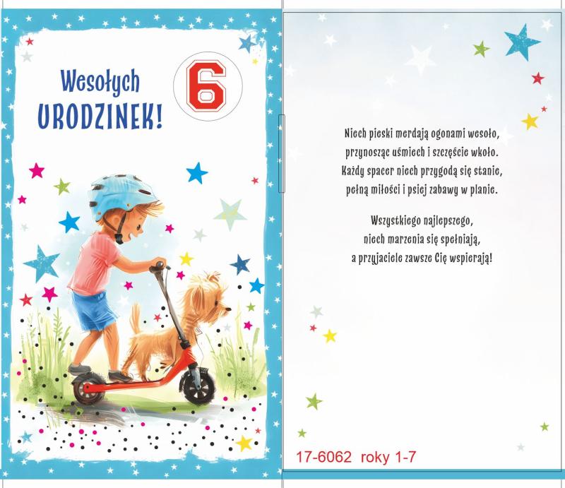 KARNET Z ŻYCZENIAMI DZIECI USTAW WIEK