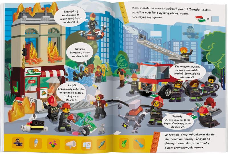 KSIĄŻECZKA LEGO CITY. POWSTRZYMAĆ OGIEŃ!