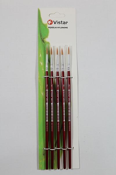 PĘDZELKI NYLONOWE 5 SZT/ NR-2