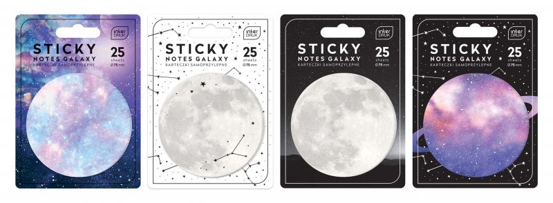 NOTES SAMOPRZYLEPNY KSZTAŁTY GALAXY