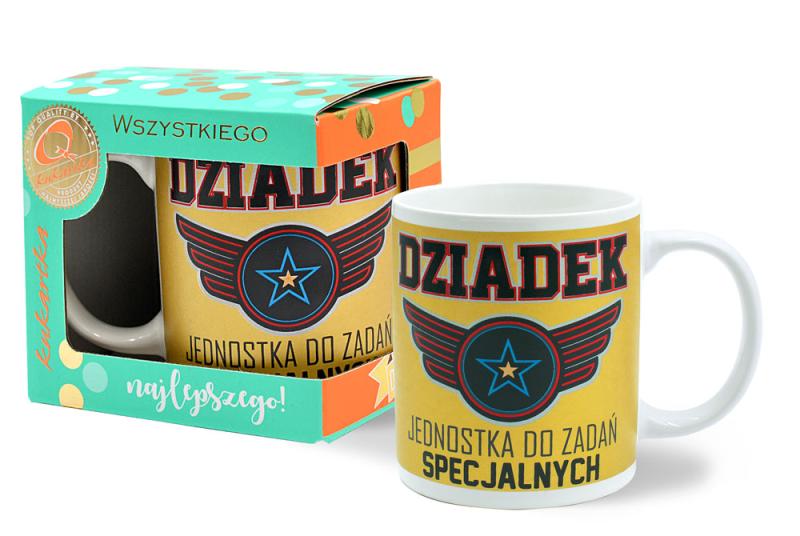KUBEK PREMIUM KUKARTKA DZIADEK I BABCIA DIB