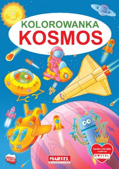 KSIĄŻECZKA KOLOROWANKA KOSMOS