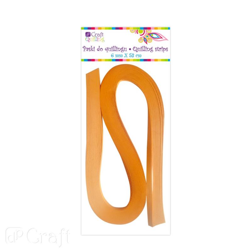 PASKI DO QUILLINGU 6MM POMARAŃCZOWE A/100