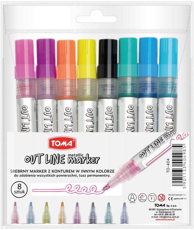 MARKER OUTLINE /KPL 8/MIX