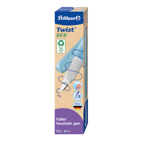 PIÓRO WIECZNE TWIST ECO P457 M NIEBIESKIE