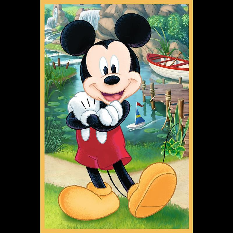 PUZZLE 3X50 TREFL MYSZKI NA WAKACJACH DISNEY