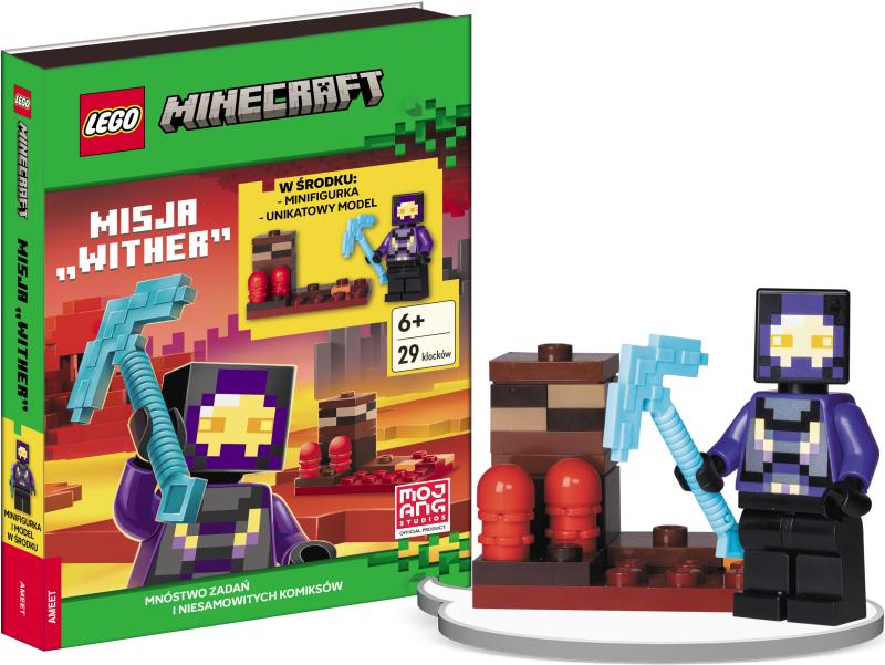 KSIĄŻECZKA LEGO MINECRAFT MISJA WITHER