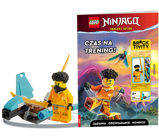 KSIĄŻECZKA LEGO NINJAGO. CZAS NA TRENING!