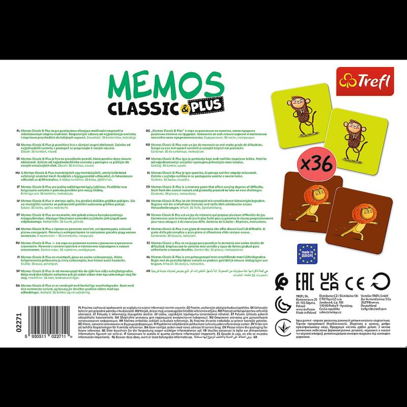 GRA TREFL MEMOS CLASSIC&PLUS RUCH I DŹWIĘK