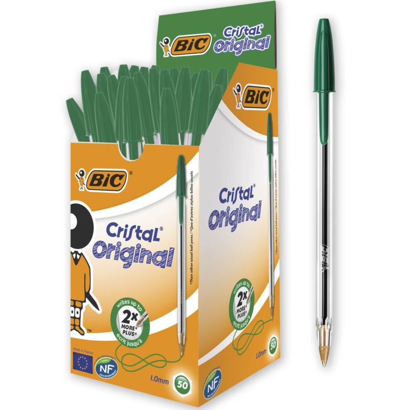 DŁUGOPIS BIC CRISTAL A50 ZIELONY