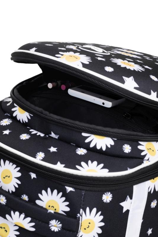 PLECAK MŁODZIEŻOWY CP TURTLE - DAISY BLACK