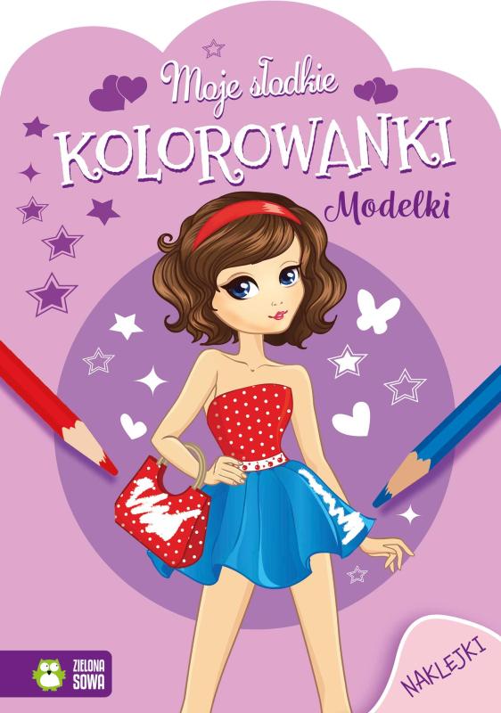 KSIĄŻECZKA MOJE SŁODKIE KOLOROWANKI MDELKI NW