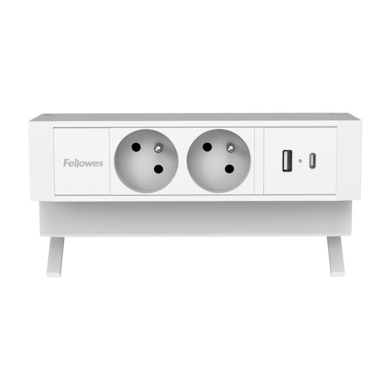 POWER DESK 2 TYP E BIAŁY BANER