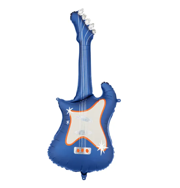 BALON FOLIOWY GITARA 41X105CM GRANAT