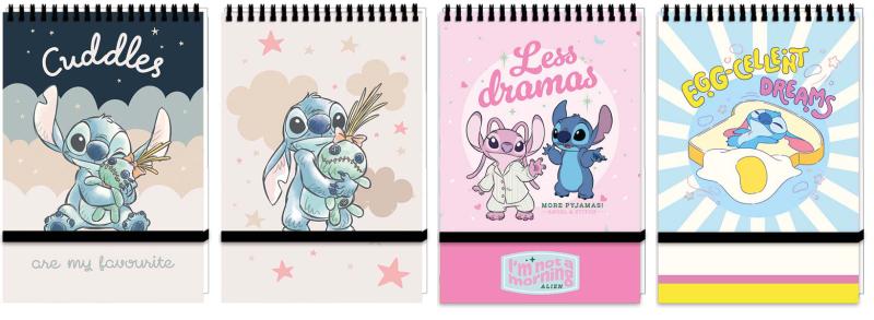 KOŁONOTES A6/96 # ZAMYKANY NA GUMKĘ STITCH