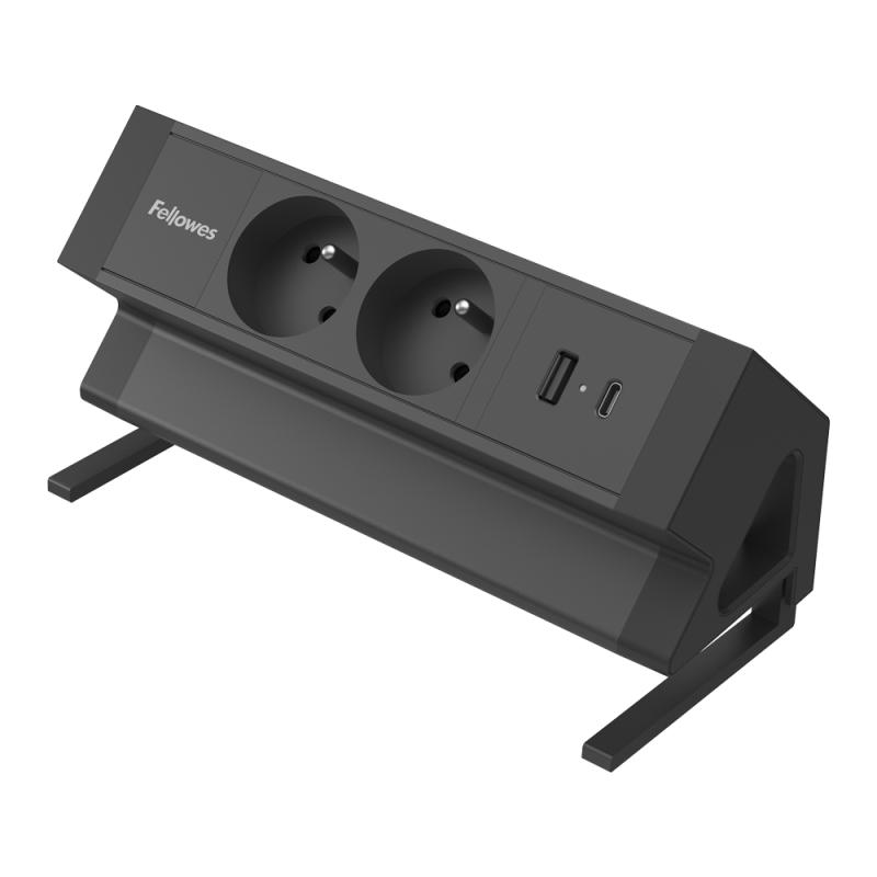 POWER DESK 2 TYP E CZARNY BANER