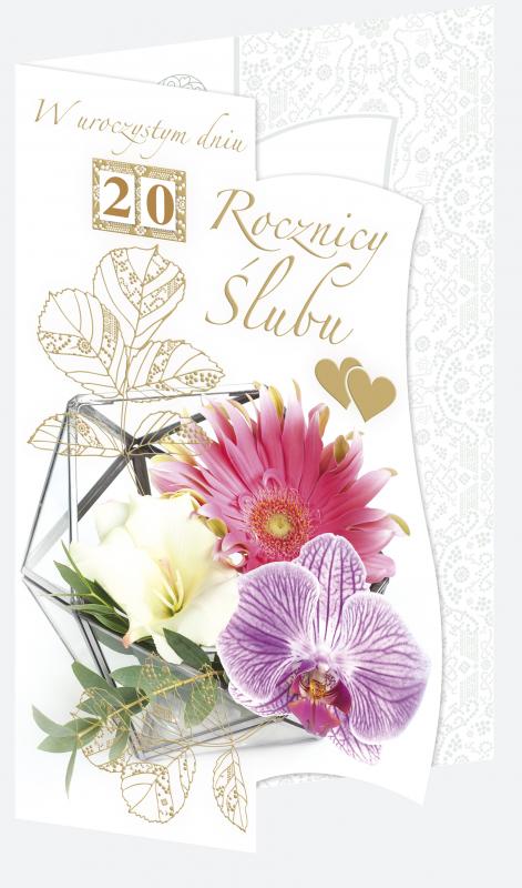 LAURKA A5 POLMAK POTRÓJNA ROCZNICA ŚLUBU PRZESUWANA