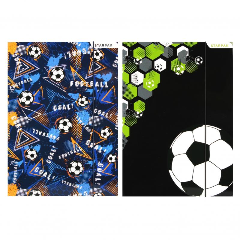 TECZKA Z GUMKĄ A4 FOOTBALL STK FOL10 100