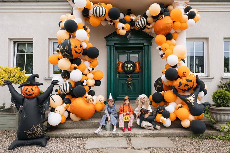 BALON FOLIOWY STOJĄCY STRACH NA WRÓBLE XXL CZARNY