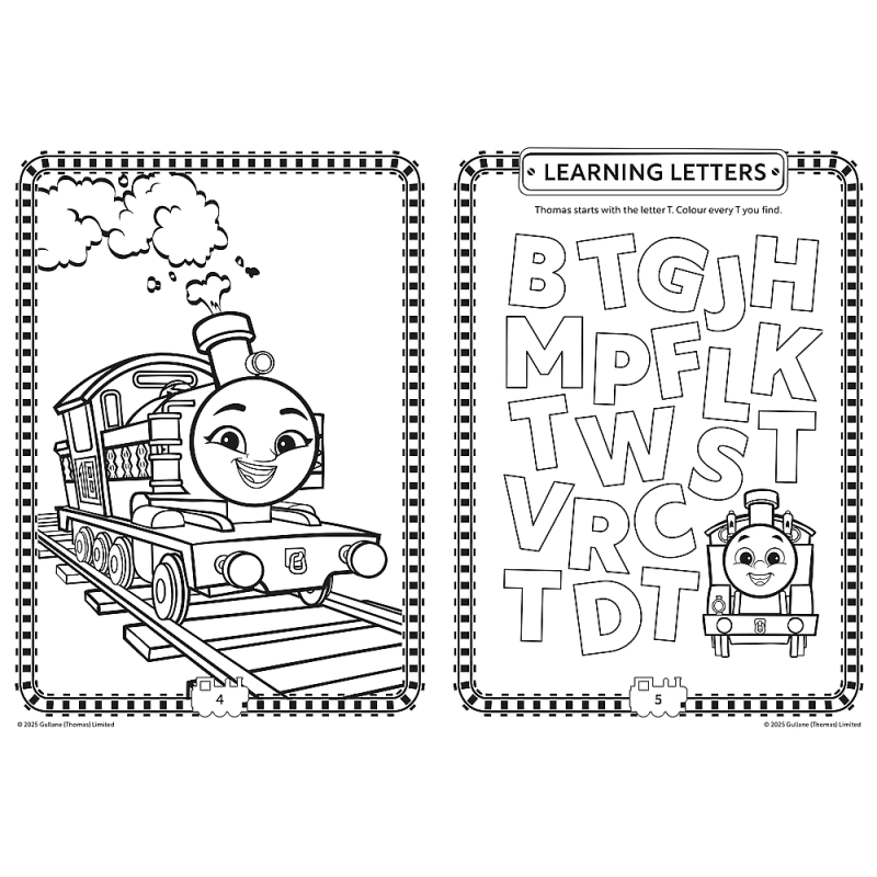 KSIĄŻECZKA TREFL THOMAS&FRIENDS KOLOROWANKA