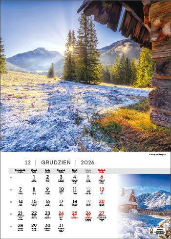 KALENDARZ WIELOPLANSZOWY TATRY JOTAN STANDARD