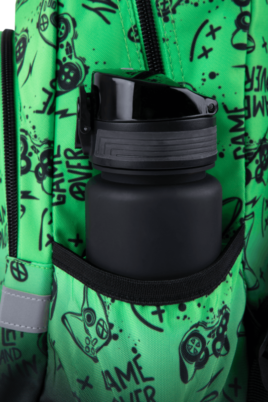 PLECAK DZIECIĘCY CP TOBY - GAME OVER GRADIENT GREEN