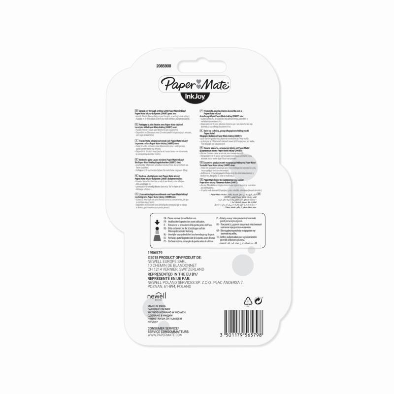 DŁUGOPIS INKJOY 300 RT CZARNY PAPERMATE A8
