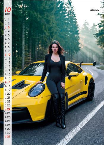 KALENDARZ WIELOPLANSZOWY GIRLS&CARS JOTAN STANDARD