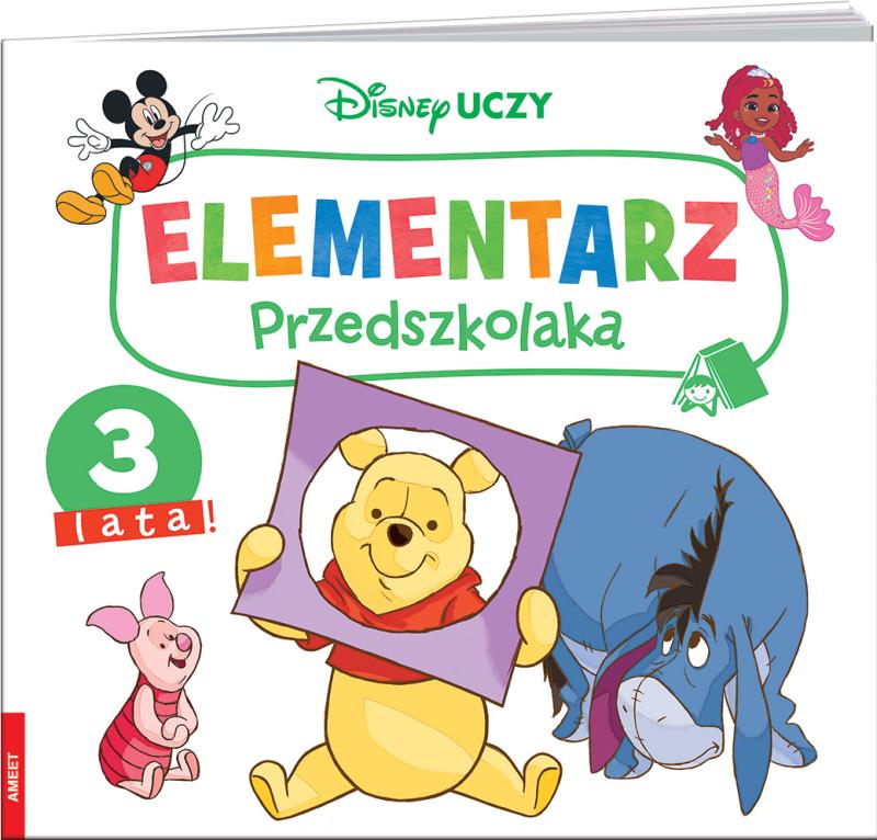 KSIĄŻECZKA DISNEY UCZY MIX. ELEMENTARZ PRZEDSZKOLAKA 3 LATA