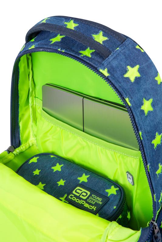 PLECAK MŁODZ. CP DART - DENIM YELLOW STARS