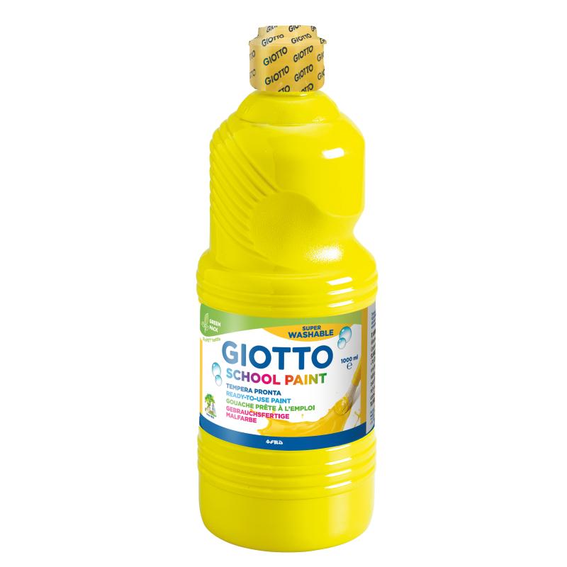 FARBA GIOTTO SCHOOL PAINT PRIMARY YELLOW 1L