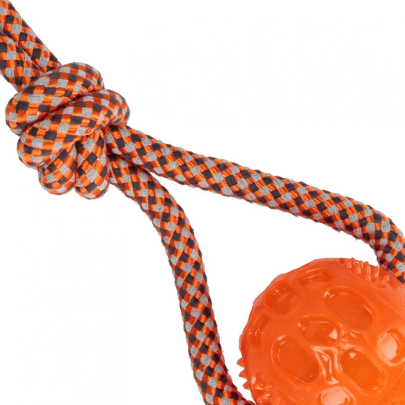 ZABAWKA DLA PSA SZARPAK PIŁKA POMARAŃCZOWA 36CM TRIK