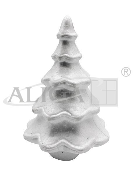 BOMBKA STYROPIAN CHOINKA 17CM 6SZT