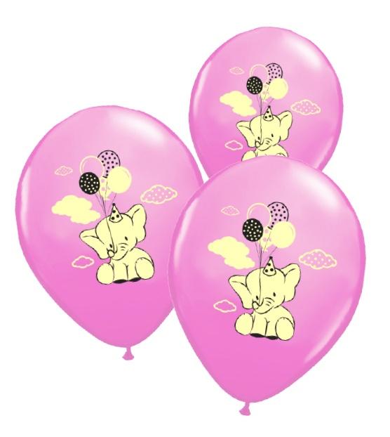 BALONY KROPKI PASTEL BABY PINK 30CM