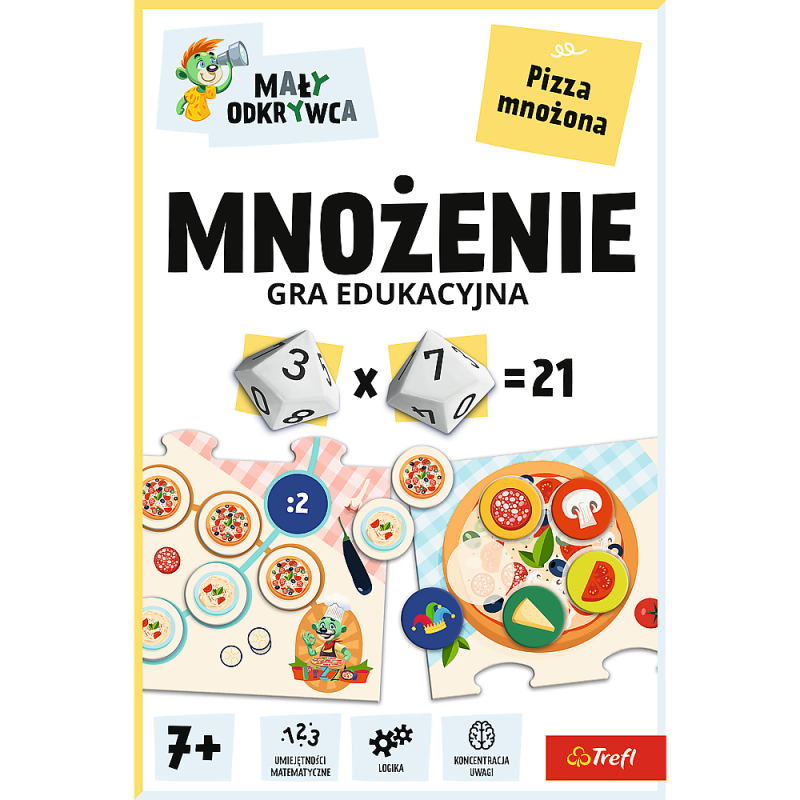 GRA TREFL MNOŻENIE MAŁY ODKRYWCA
